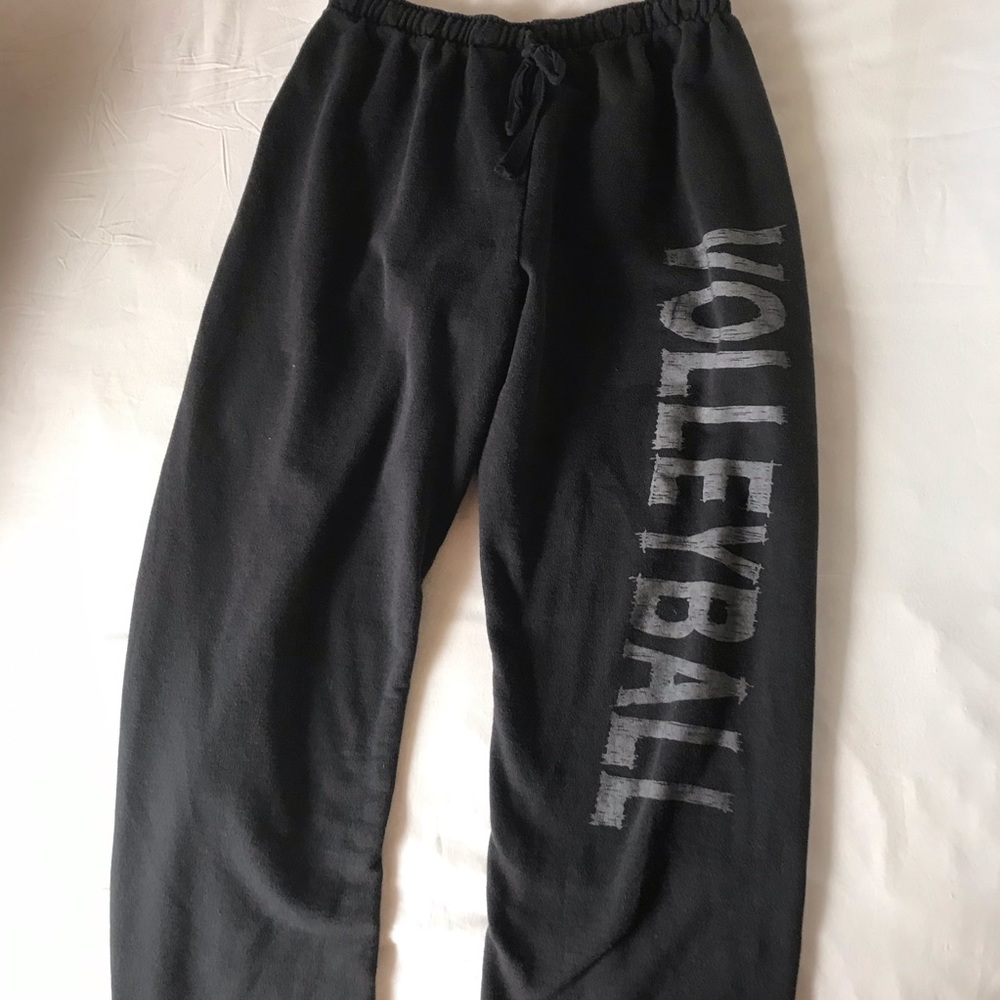 Black Volleyball Sweats